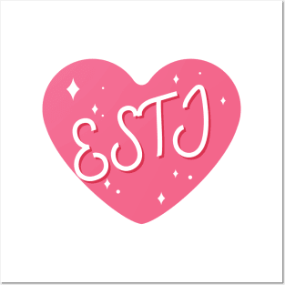 ESTJ personality typography Posters and Art